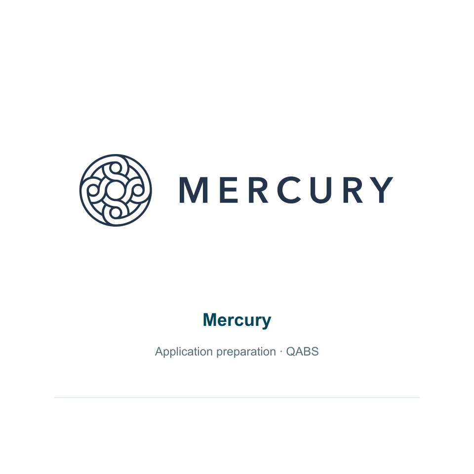 مراجعة ملف وتجهيز طلب Mercury