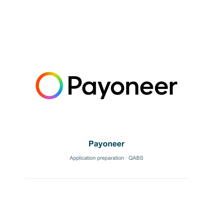 مراجعة أهلية وتجهيز طلب Payoneer