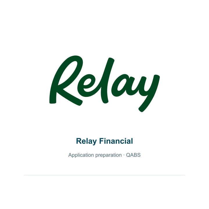 مراجعة ملف وتجهيز طلب Relay Financial