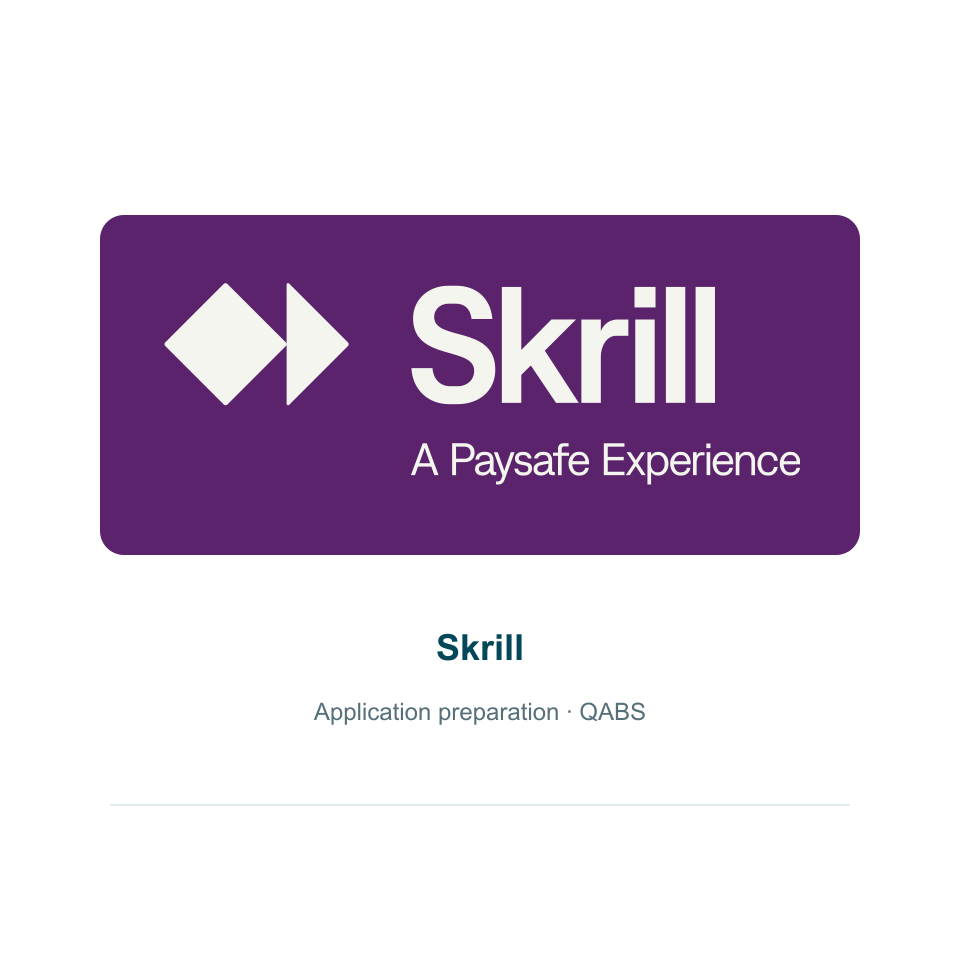 مراجعة أهلية وتجهيز طلب Skrill
